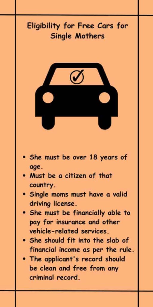 Eligibility for Free Cars for Single Mothers