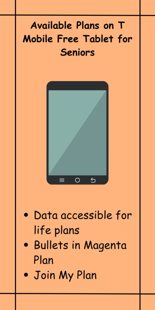 Available Plans on T Mobile Free Tablet for Seniors