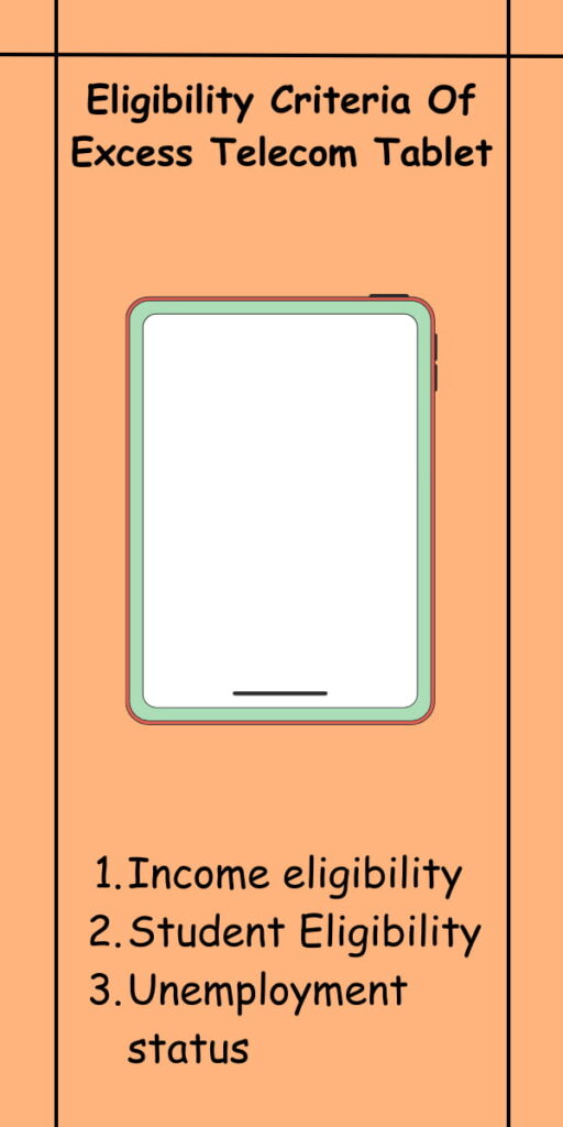 Eligibility Criteria Of Excess Telecom Tablet