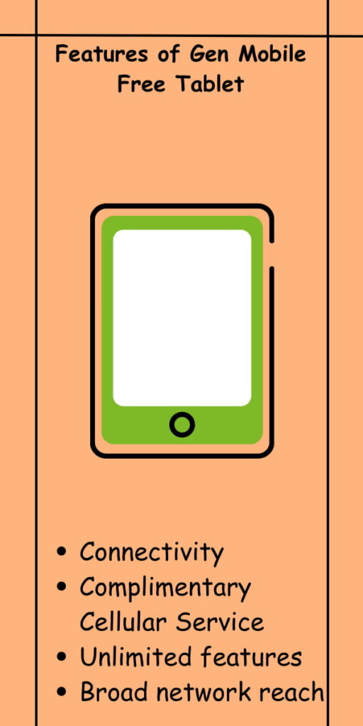 Features of Gen Mobile Free Tablet