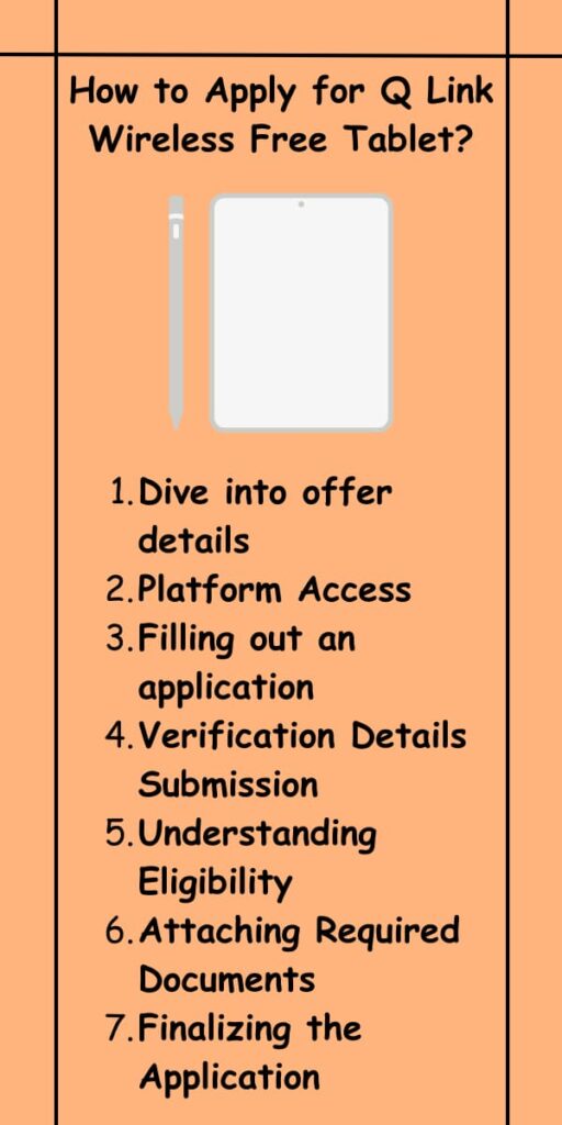 How to Apply for Q Link Wireless Free Tablet?
