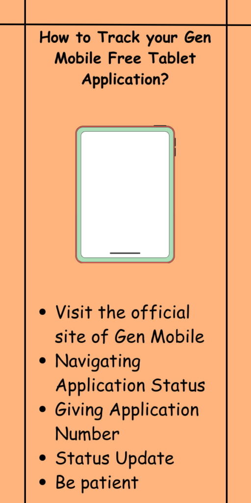 How to Track your Gen Mobile Free Tablet Application?