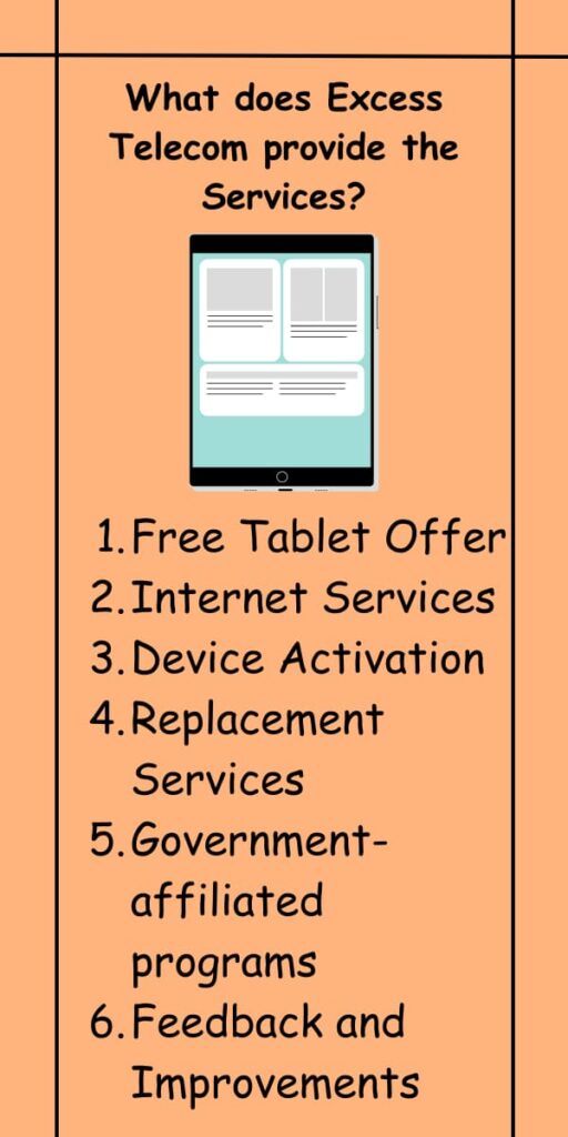 What does Excess Telecom provide the Services?
