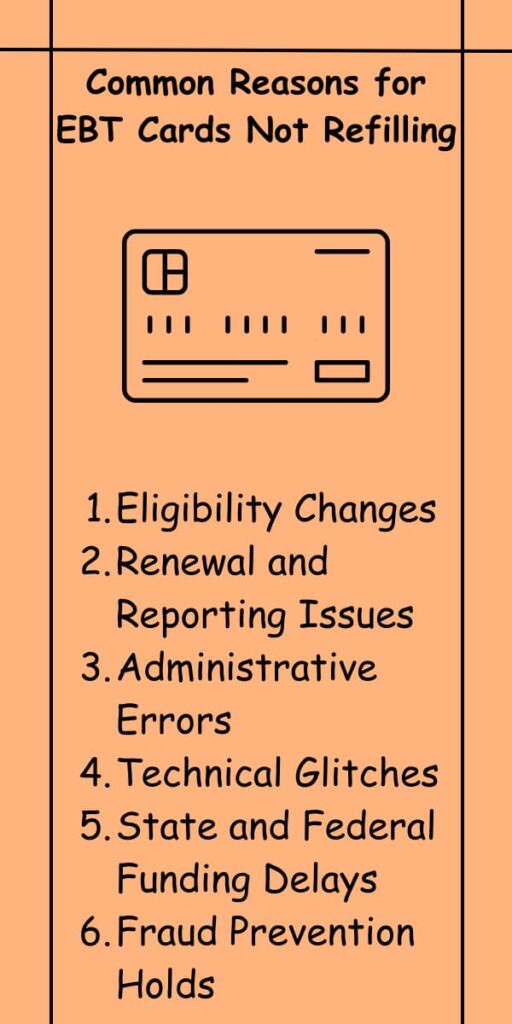 Common Reasons for EBT Cards Not Refilling